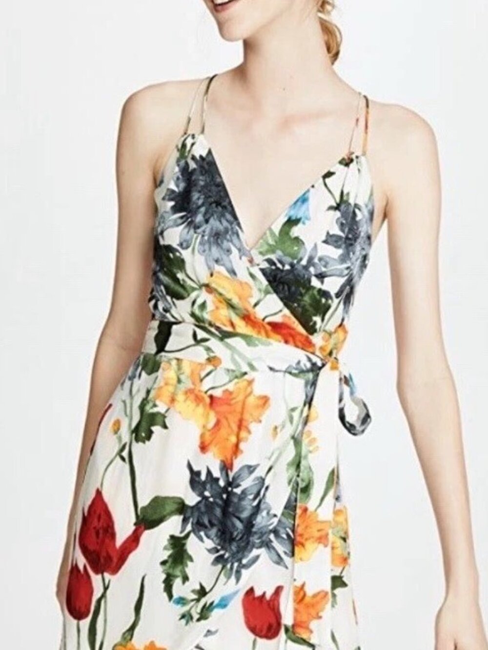 Alice + Olivia Susana Dress "Greenwich Garden" Print Size 6 - Picture 1 of 7